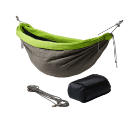 Relaxing hammock setup for adventures portable gear nature