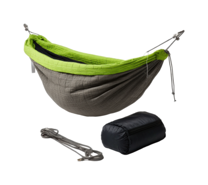 Relaxing hammock setup for adventures portable gear nature