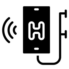 Digital healthcare icon. Vector illustration	