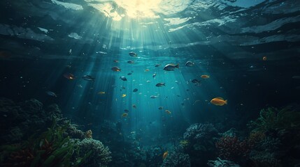 Fototapeta premium underwater