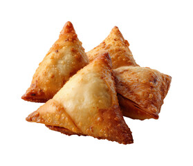 Fried samosas delight indian restaurant food warm atmosphere