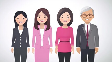 Diverse and Professional Team: Business People Representing Success and Unity in Company