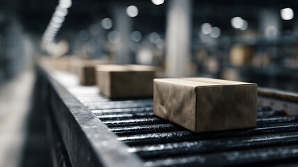 Organized warehouse packing station for efficient e commerce logistics