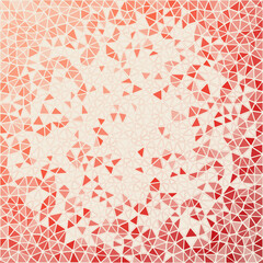 Abstract geometric background. Amazing scattered low poly triangles with colored gradient. Classy vector illustration.