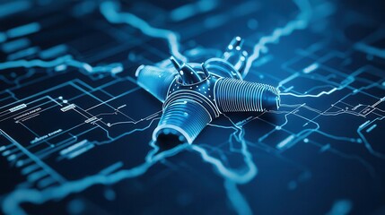 Explodedview diagram of a gas turbine engine s turbine shroud, highlighting cooling and thermal expansion allowances