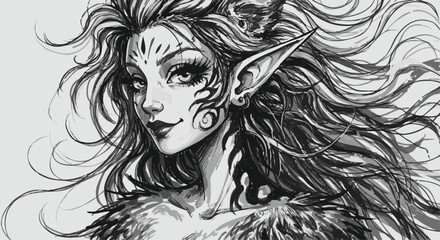Fototapeta premium Enchanting Forest Spirit