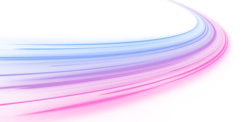 Database fast data transfer acceleration.Vector PNG. Luminous neon waves and sparkling colored spiral sparks. Colored shiny sparks of spiral wave. Curved bright speed line swirls.	
