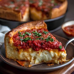 Chicago-Style Deep Dish Pizza
