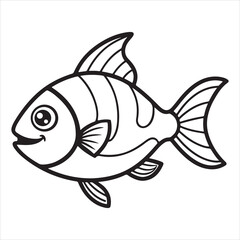 A School of Piranhas in Action, a Group of Fast and Aggressive Freshwater Fish Hunting and Swimming Through a River Environment