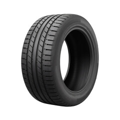 High-Performance Tire "MDV120D" - Studio Shot on Black Background - Automotive Photography