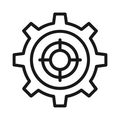 Targeted Process & Goal Achievement Icon
