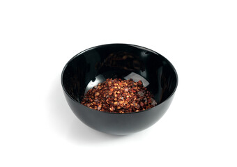 Chili and salt seasoning, red chilli pepper spice powder, dry crushed hot pepper flakes