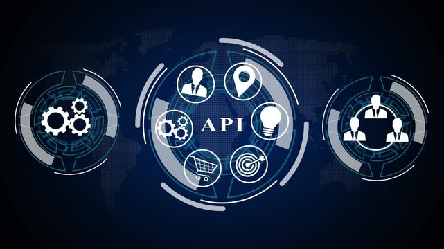 selecting A "APL,, concept button on a futuristic .  Business, Technology, Internet and network concept. Coach motivation to skills improvement. Education concept.