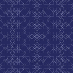 two-tone geometric beads pattern, monaco, lattice