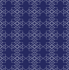 two-tone geometric beads pattern, monaco, lattice