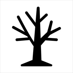 
Illustration showing a black icon of autumn attributes on a white background