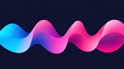 Dynamic wave gradient abstract background perfect for modern presentations and digital designs
