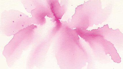 pink watercolor wash background, abstract watercolor painting template, creative hand drawn wedding invitation card