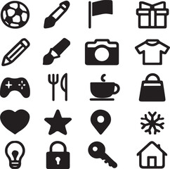 set of vector icons