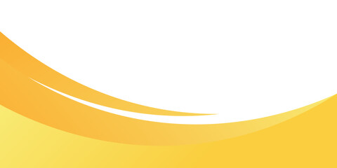 Abstract Yellow Wave Background with Gradient Curves