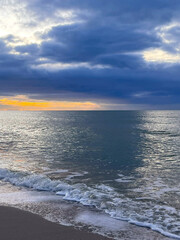Obraz premium sunset over the sea