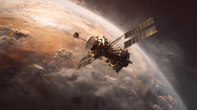 A space probe using solar power to send signals back from the middle of its journey (2)