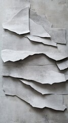 Gray textured layers form a layered, abstract composition.