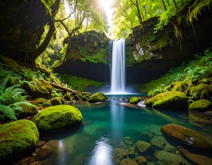Mossy Waterfall Glen
