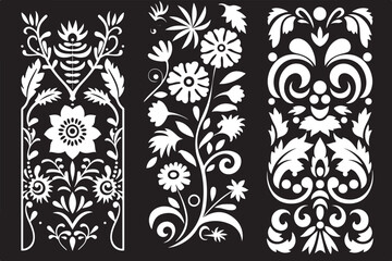 27 Ornate Floral Laser Cut Pattern Bundle
