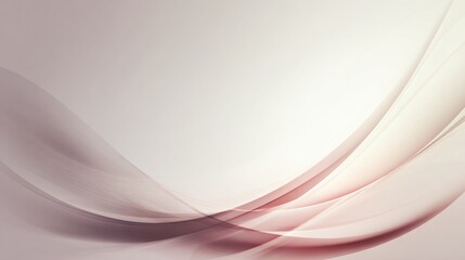 Abstract smooth flowing wave design with soft pastel pink and beige colors creating a modern elegant background for digital and print use