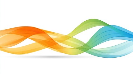 Abstract colorful wave background for modern design and presentation template