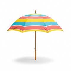 Summer Umbrella on white background isolated