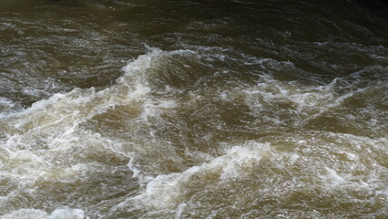 water flowing in the river