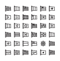 Country, milestone or achievement flag icon