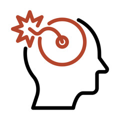 HEADACHE Mental Health Awareness Concept