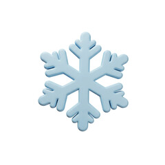 Obraz premium snowflake on white background