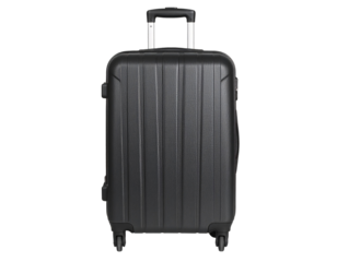 Studio Photo of a Trolley Luggage on a White Background