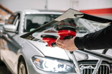 Car Glass Repair and Replacement. High quality photo