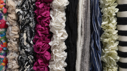 innovative factory transforms waste materials into unique wall textures through layered sorting process