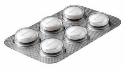 Clear gel capsules in blister pack for healthcare and supplements