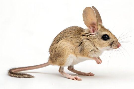 jerboa on white background