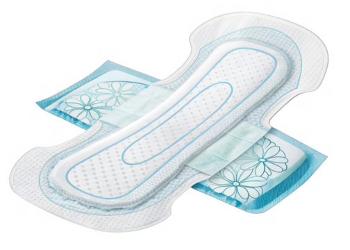 sanitary-pad on a isolated transparent background