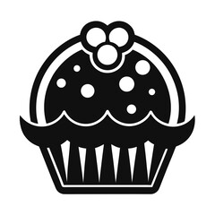 cupcake vector illustration