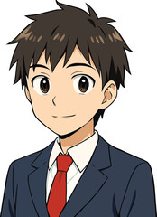 boy anime illustration