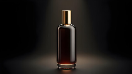 Naklejka premium Clear Crystal Bottle for Essential Oils