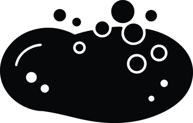 Bubble soap vector icon.