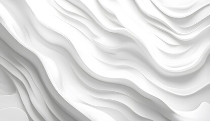 Fototapeta premium White background with topographic lines, simple and minimalist style, vector illustration, white color scheme, high resolution,