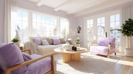 A living room with a couch, chair, and coffee table