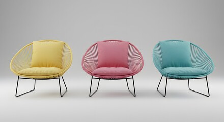 Colorful Acapulco Chairs: Modern Interior Design