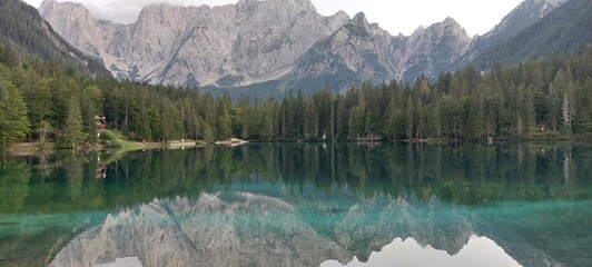 mountain lake in the mountains